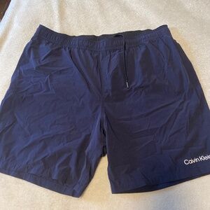 Calvin Klein navy blue swimwear shorts size XL